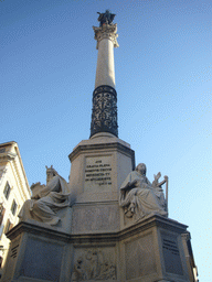 The Column Of The Immaculate Conception at the Piazza di Spagna square