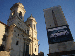 The Trinità dei Monti church and the Sallustiano Obelisk