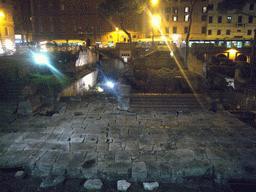 The Largo di Torre Argentina, by night