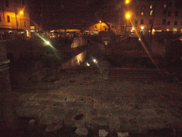 The Largo di Torre Argentina, by night