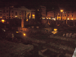 The Largo di Torre Argentina, by night