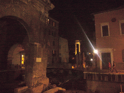 The Porticus of Octavia and the Temple of Apollo Sosianus, by night
