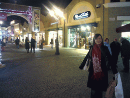 Miaomiao in the streets of the Castel Romano Designer Outlet