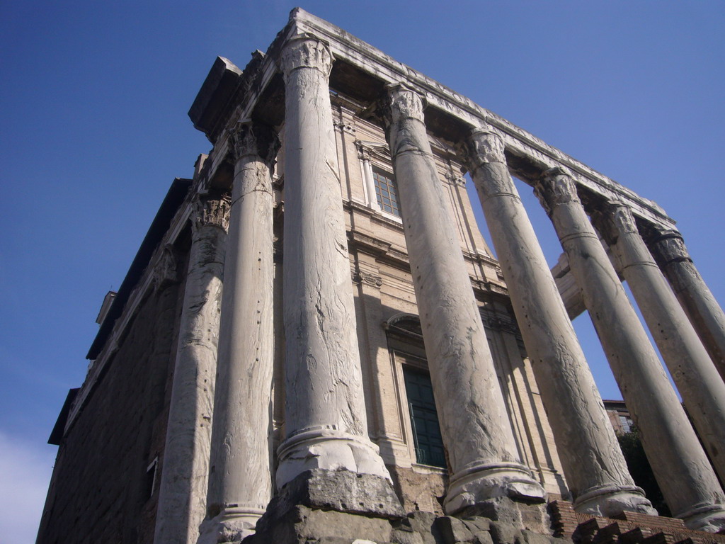 The Temple of Antoninus and Faustina, at the Forum Romanum