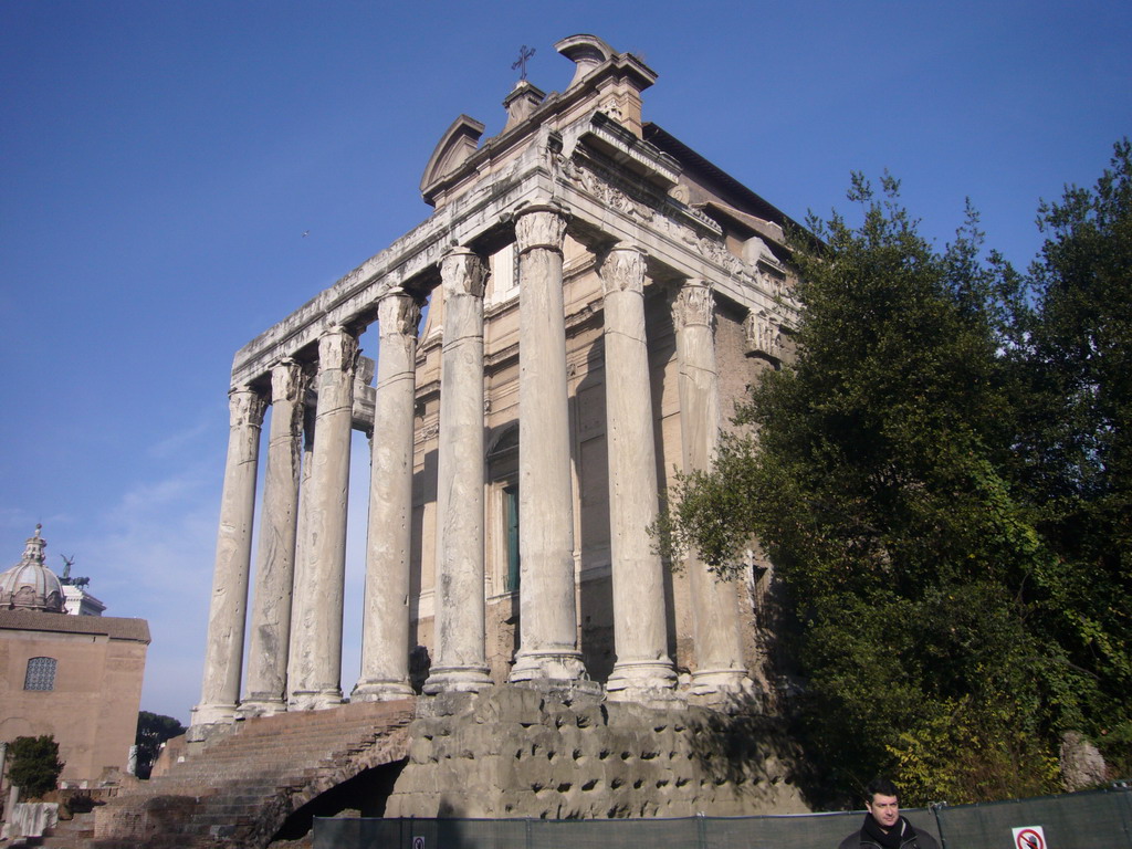 The Temple of Antoninus and Faustina, at the Forum Romanum