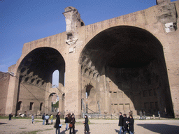 The Basilica of Maxentius and Constantine, at the Forum Romanum