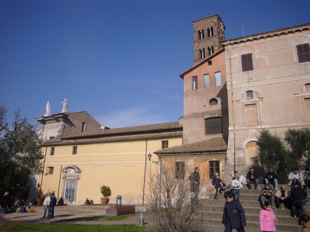 The Santa Francesca Romana church, at the Forum Romanum