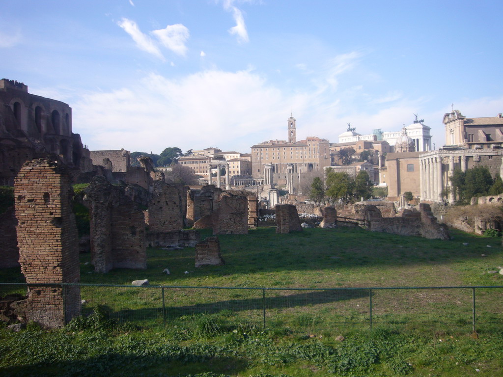 The Forum Romanum, seen from near the Arch of Titus