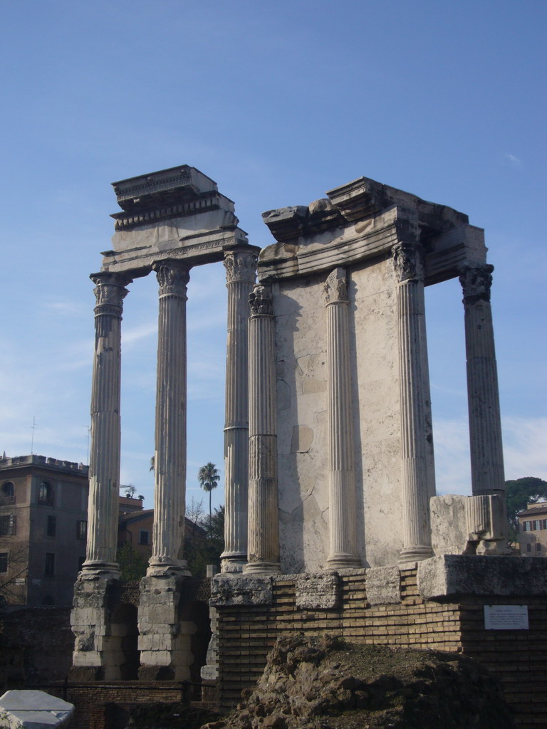 The Temple of Vesta, at the Forum Romanum