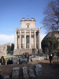 The Temple of Antoninus and Faustina, at the Forum Romanum
