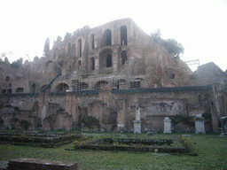 The House of the Vestal Virgins at the Forum Romanum, and the Palatine Hill