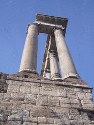 The Temple of Saturn, at the Forum Romanum