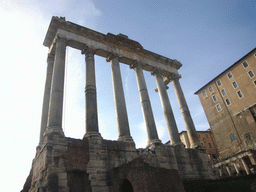 The Temple of Saturn, at the Forum Romanum