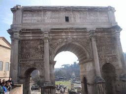 The Arch of Septimius Severus, at the Forum Romanum