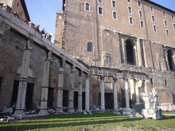 The Temple of Vespasian and Titus, at the Forum Romanum, and the Capitoline Hill