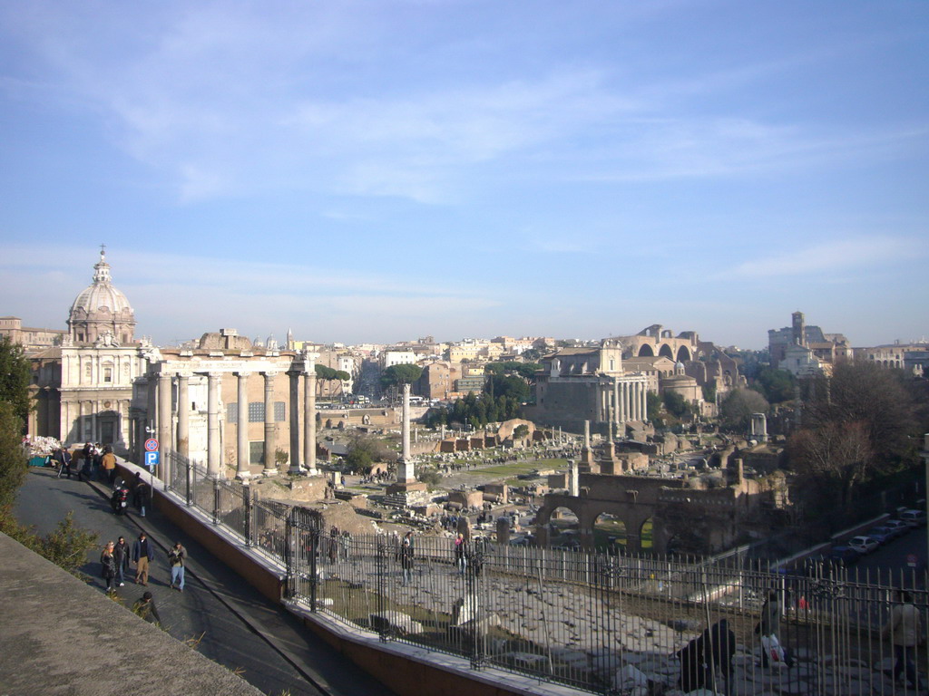 View on the Forum Romanum from the Capitoline Hill