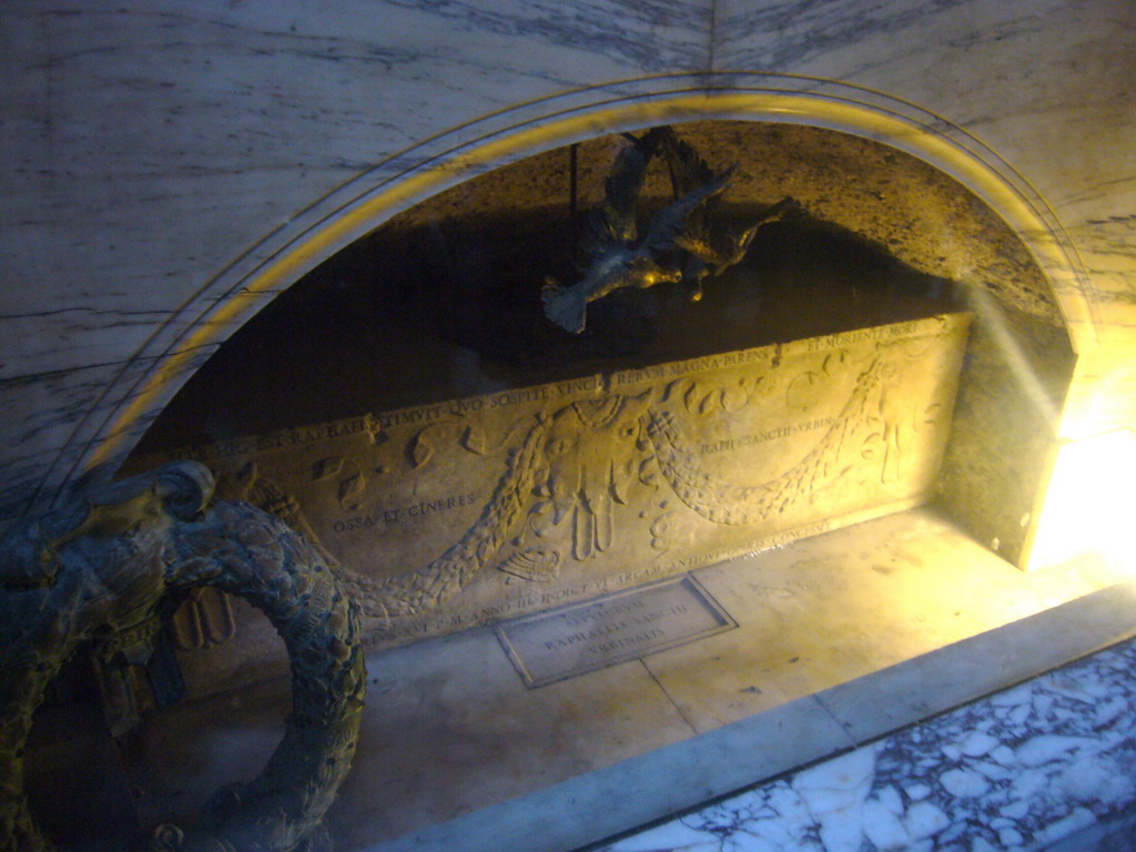 The Tomb of Raphael, in the Pantheon