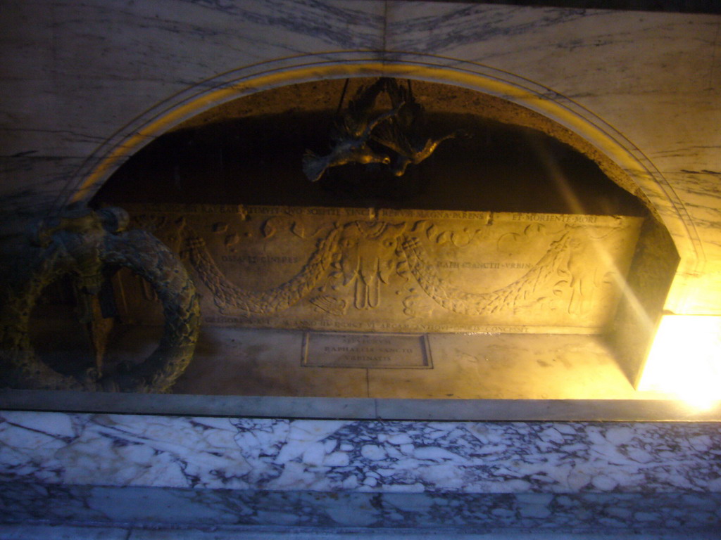 The Tomb of Raphael, in the Pantheon