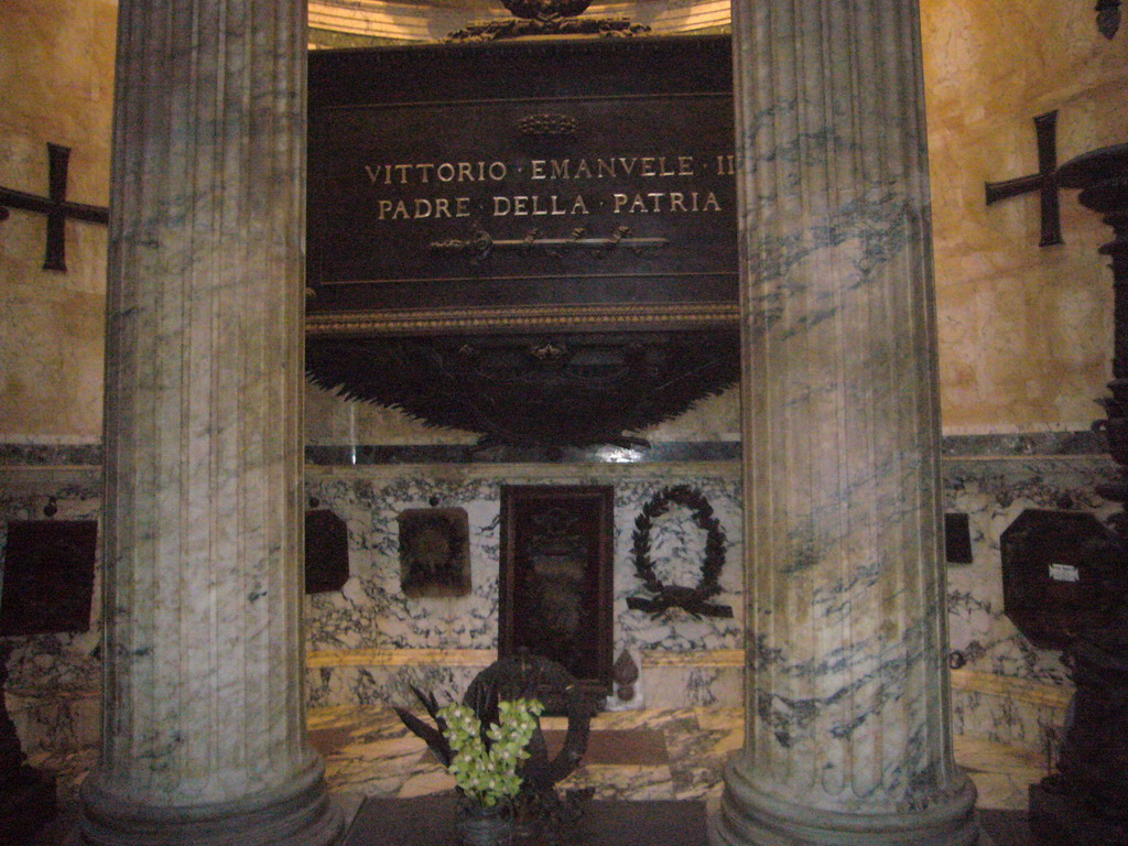 The Tomb of Vittorio Emanuele II, in the Pantheon