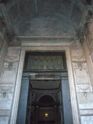 The entrance door of the Pantheon