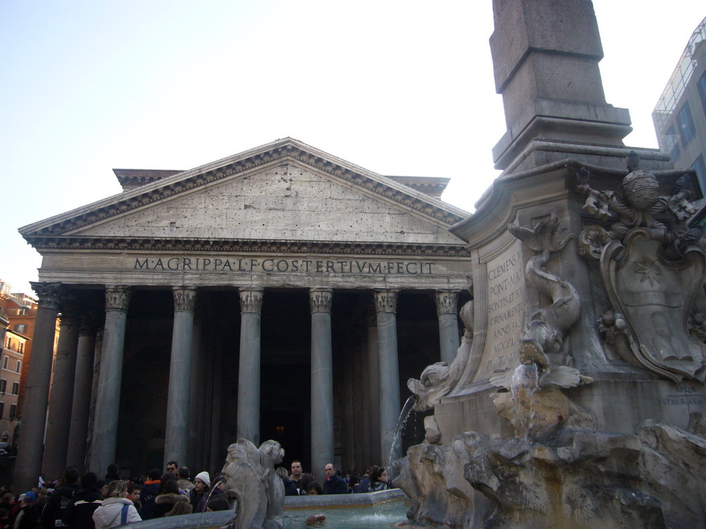 The Pantheon and the Fontana del Pantheon