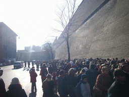 Waiting line for the Vatican Museums