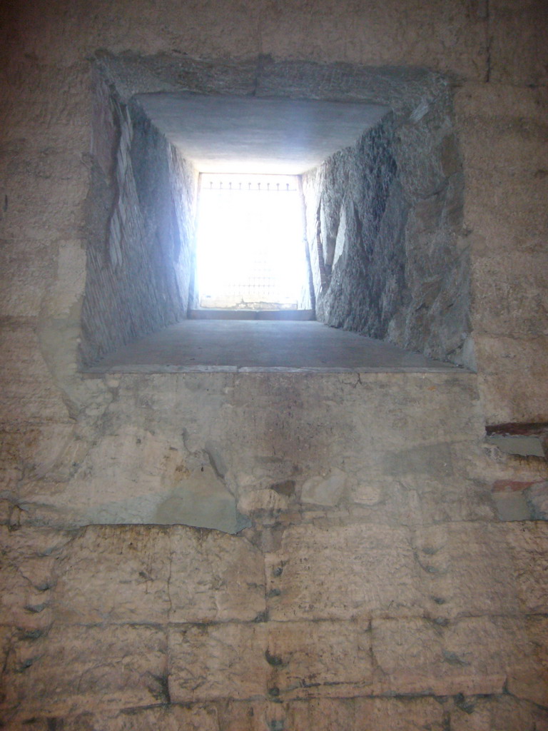 Window in the Castel Sant`Angelo