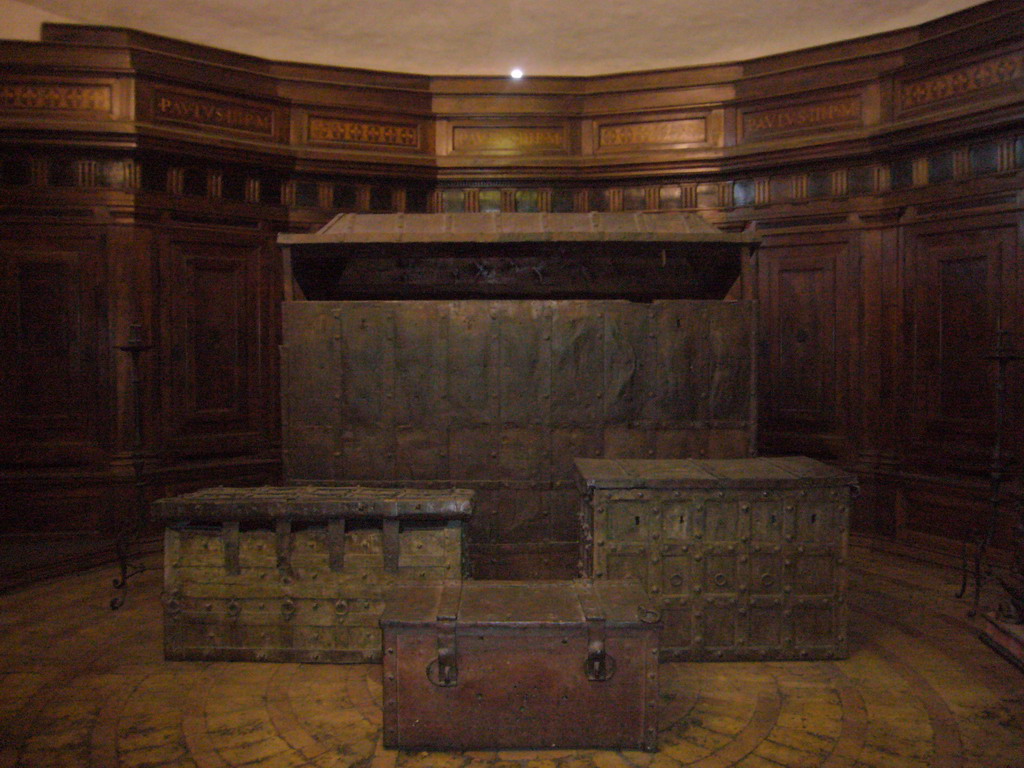 Chests in the Castel Sant`Angelo