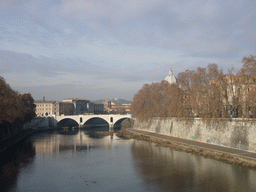 The Tiber river and the Ponte Principe Amedeo bridge