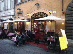Front of the `Hostaria del Moro` restaurant