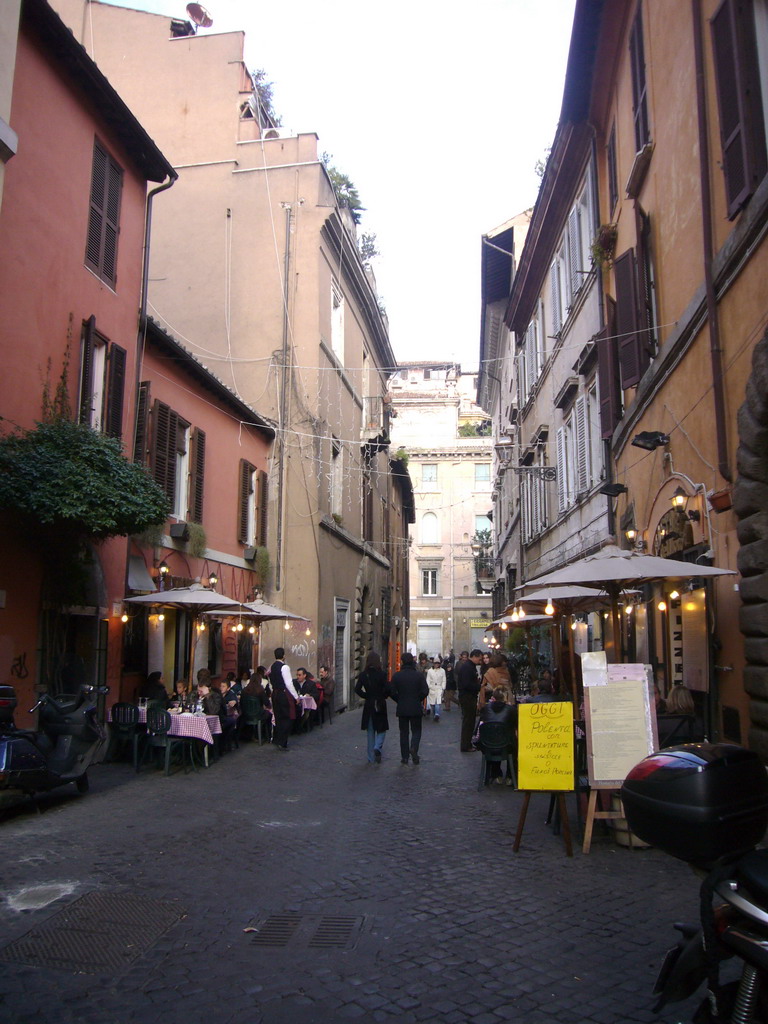 Street in the Trastevere neighborhood