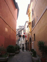 Street in the Trastevere neighborhood