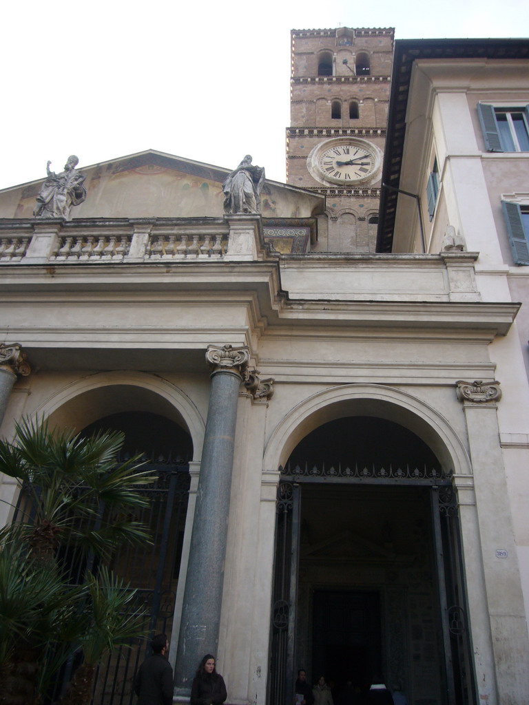The Basilica di Santa Maria in Trastevere church