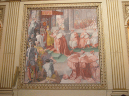 Fresco in the Basilica di Santa Maria in Trastevere church