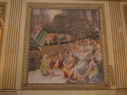 Fresco in the Basilica di Santa Maria in Trastevere church