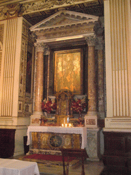 Altar in the Basilica di Santa Maria in Trastevere church