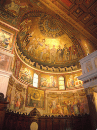The Apse of the Basilica di Santa Maria in Trastevere church