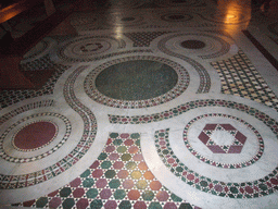 Floor mosaic in the Basilica di Santa Maria in Trastevere church