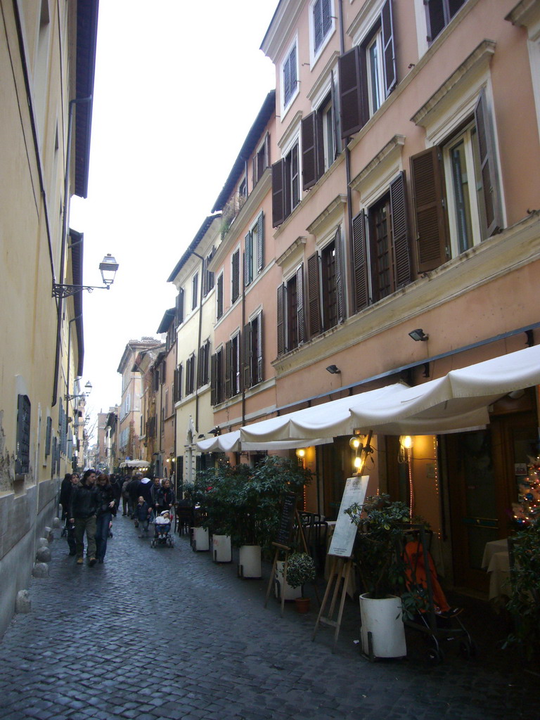 Street in the Trastevere neighborhood