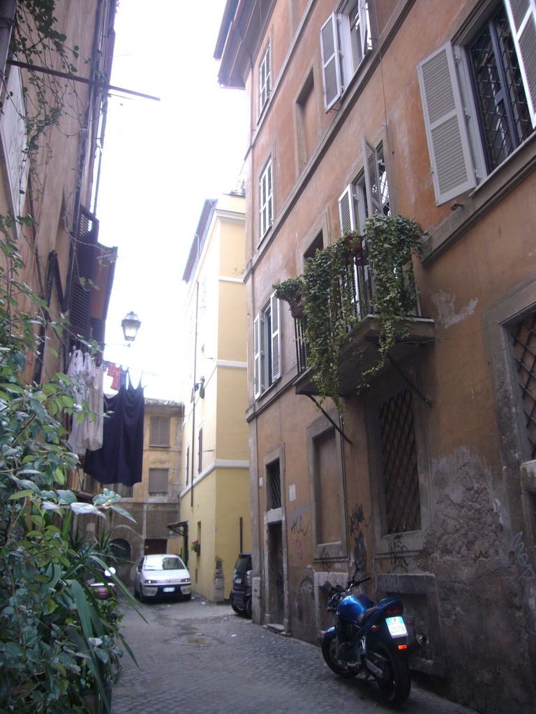 Street in the Trastevere neighborhood