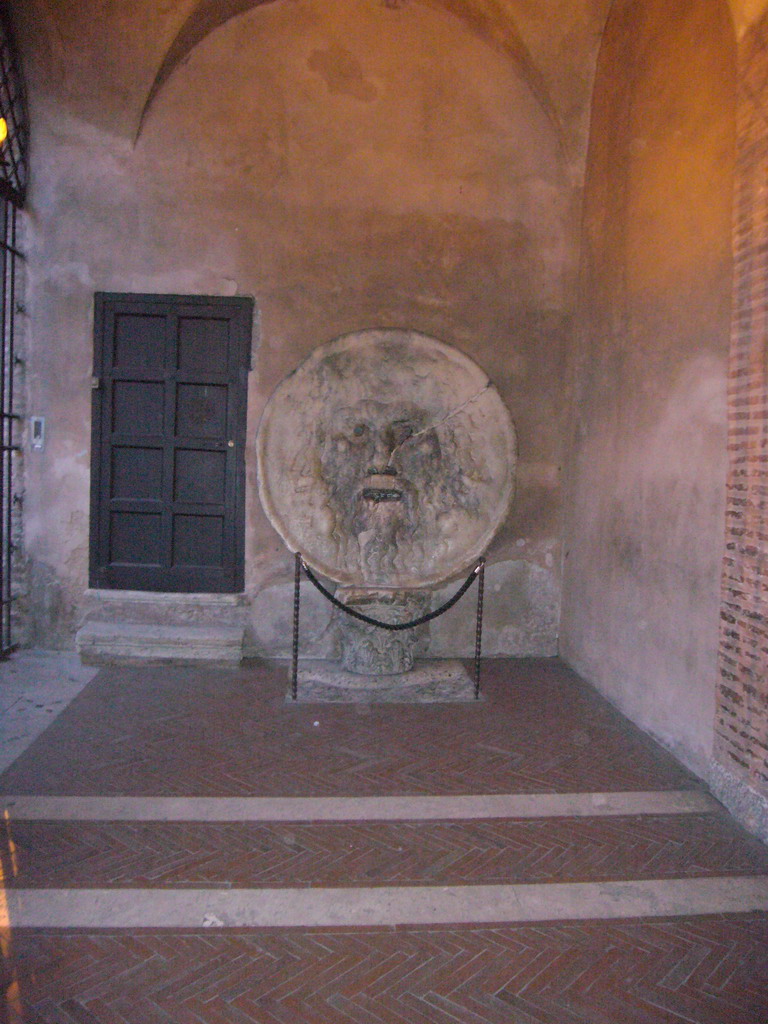 La Bocca della Verità at the Basilica di Santa Maria in Cosmedin church