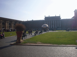 The Cortile della Pigna square, at the Vatican Museums