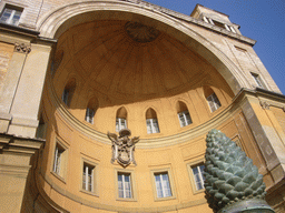 The `Pigna` at the Cortile della Pigna square, at the Vatican Museums