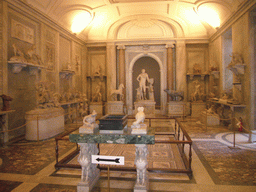 The Sala degli Animali room of the Museo Pio-Clementino at the Vatican Museums