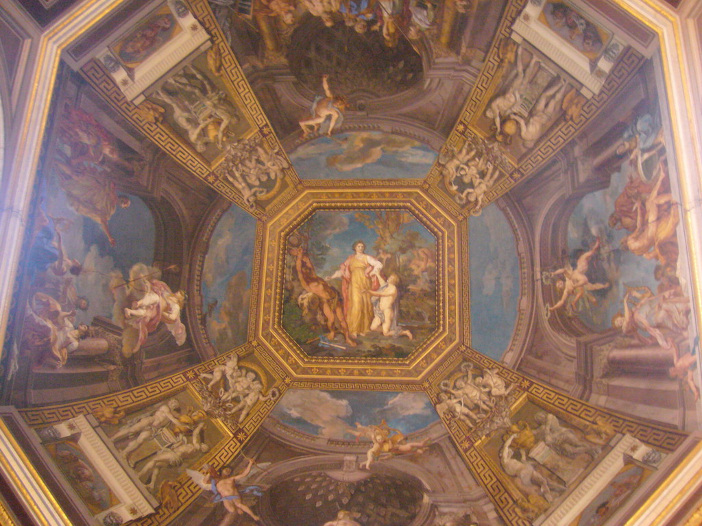 Ceiling in the Museo Pio-Clementino at the Vatican Museums