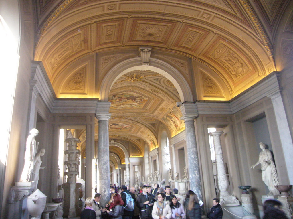 The Gallery of the Candelabra at the Vatican Museums