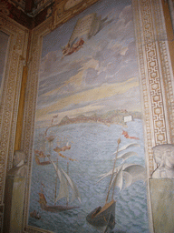 Fresco in Pius V`s Apartments at the Vatican Museums