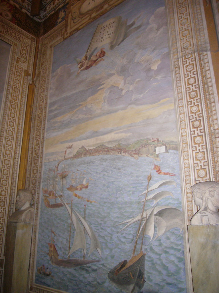 Fresco in Pius V`s Apartments at the Vatican Museums