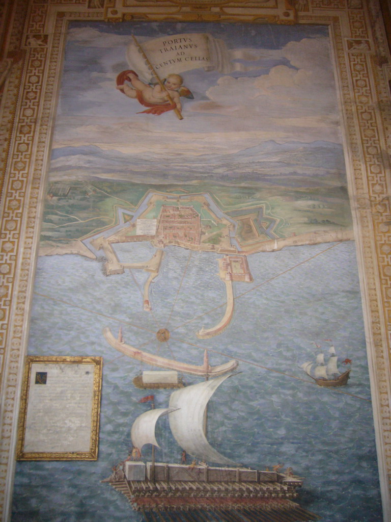 Fresco in Pius V`s Apartments at the Vatican Museums