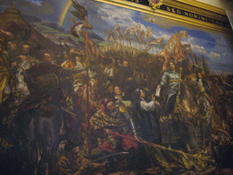 Painting `John III Sobieski at Vienna` by Jan Mateiko, in the Sobieski Room at the Vatican Museums
